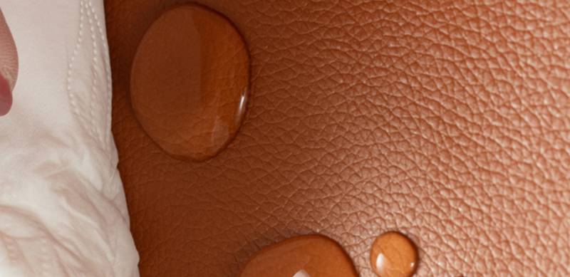 Couch Cushion Repaired with Self-Adhesive Leather
