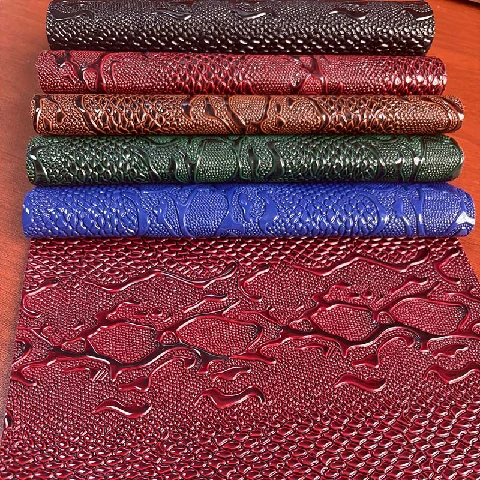 high gloss PVC leather for bags