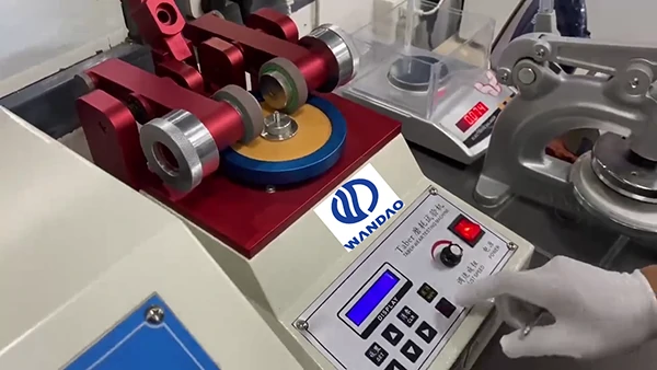 wear resistance testing for synthetic leather