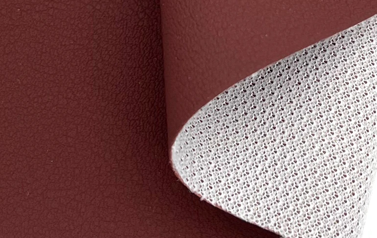 PVC leather roll example