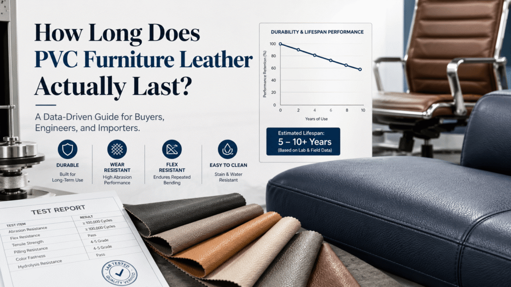 How Long Does PVC Furniture Leather Actually Last? A Data-Driven Guide for Buyers, Engineers, and Importers