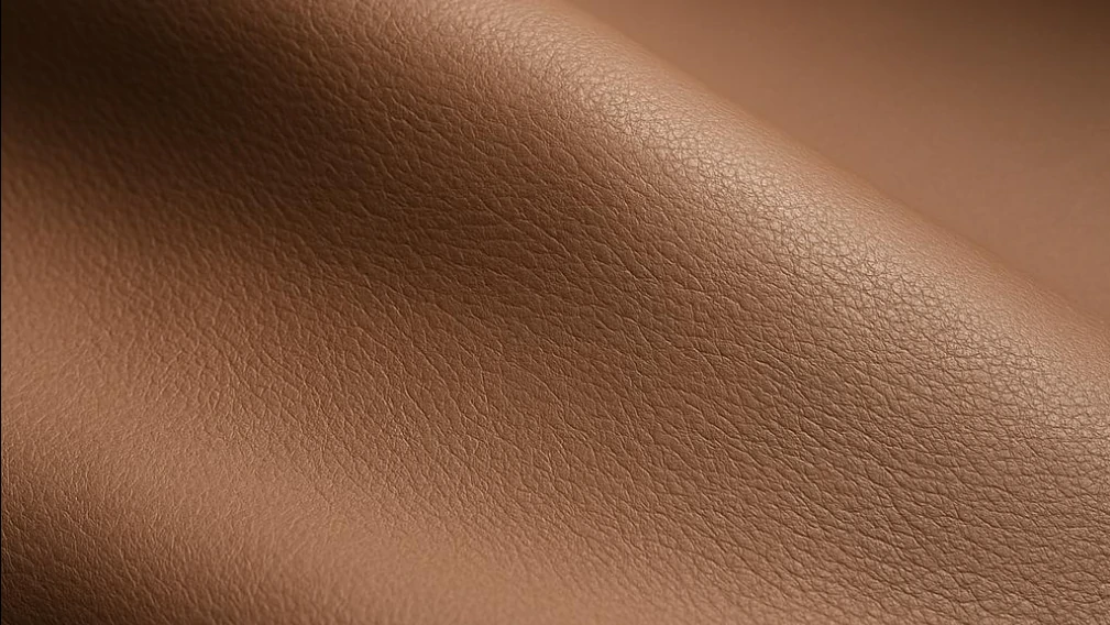 Smooth nappa finish PU leather for premium wallet applications
