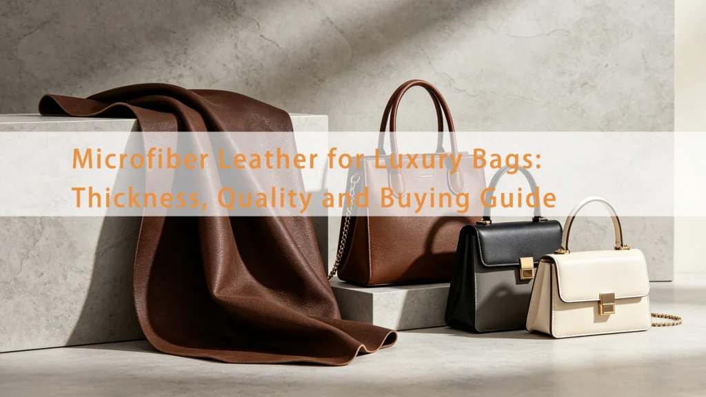 Microfiber Leather for Luxury Bags: Thickness, Quality and Buying Guide