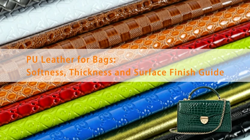 PU Leather for Bags: Softness, Thickness and Surface Finish Guide