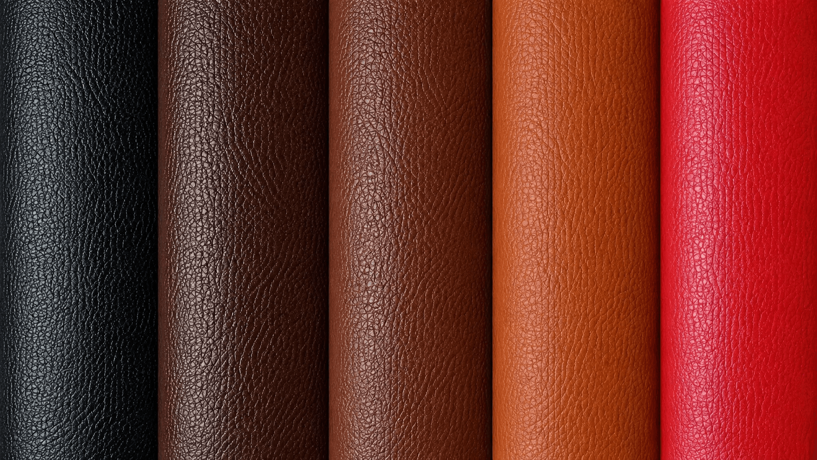 PVC leather sample showing surface texture and color for automotive interior trim.