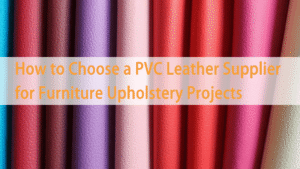 Multi-color grain PVC leather rolls with embossed textures for furniture, upholstery, and automotive applications
