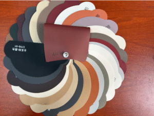 High quilt PVC leather for car seat