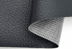 PVC leather surface ans backing