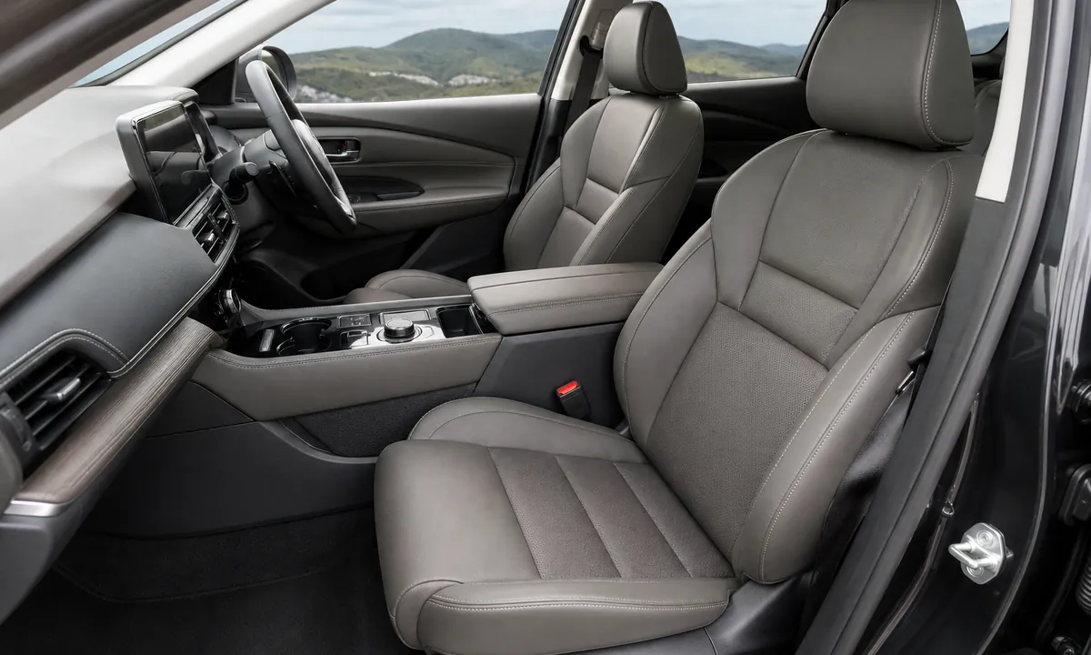 Automotive seat door panel armrest and trim material map