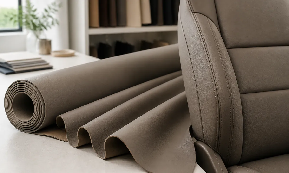 PU leather samples for automotive interiors