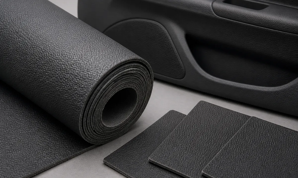 PVC leather samples for automotive interiors