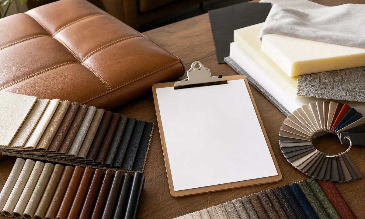 furniture upholstery sample inquiry background