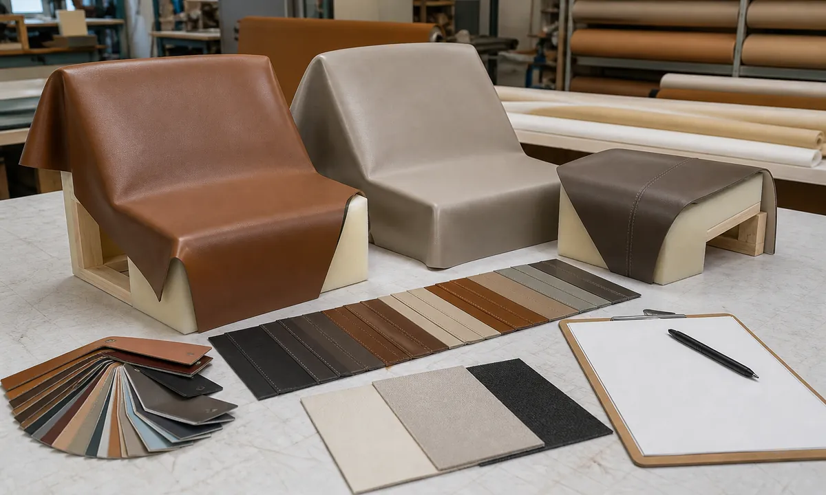 furniture upholstery requirements and material samples