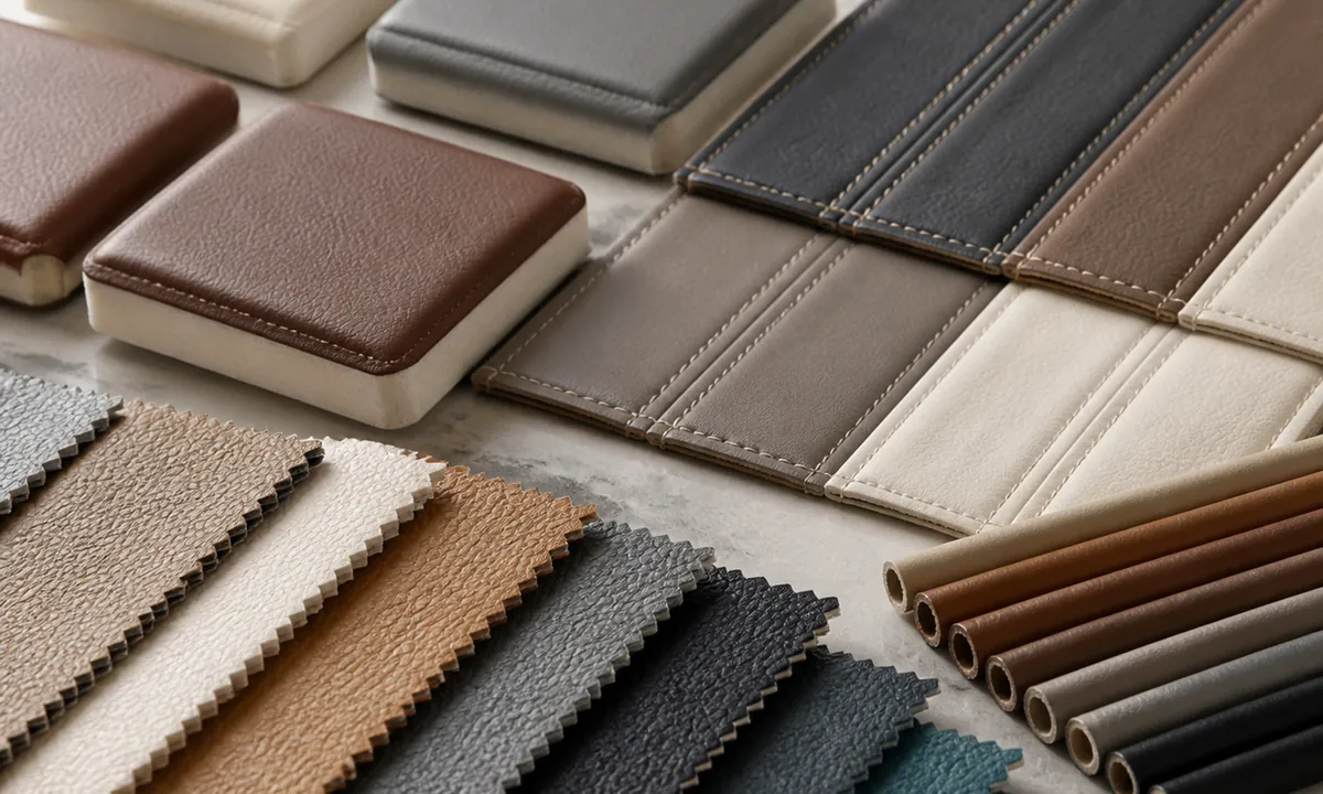 furniture upholstery synthetic leather swatches