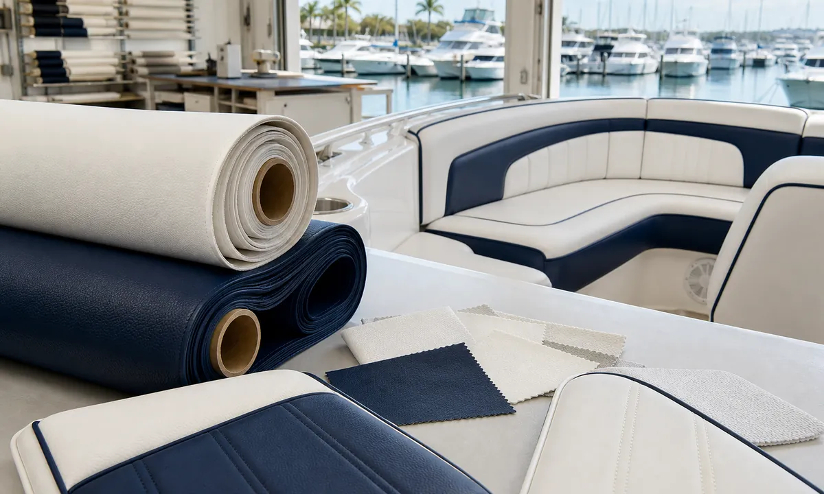 Marine Vinyl Fabric for marine and outdoor upholstery