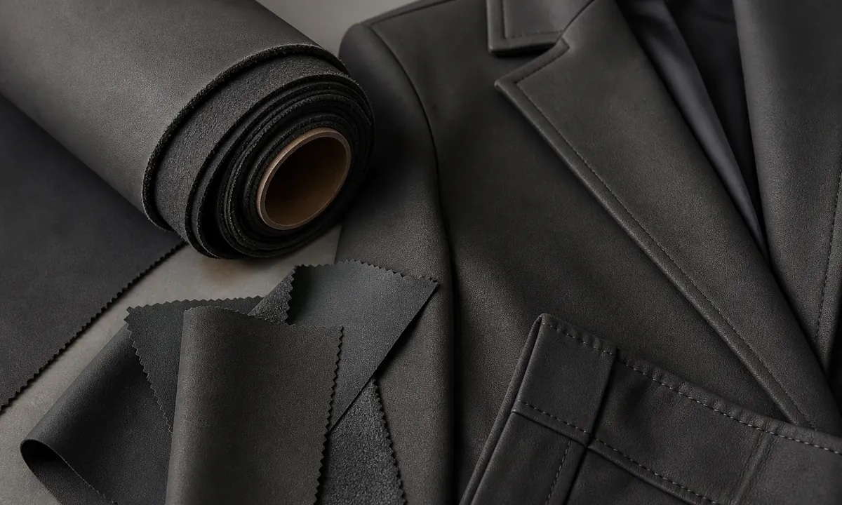 Microfiber leather material