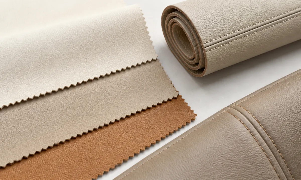 Microfiber Leather samples for furniture upholstery