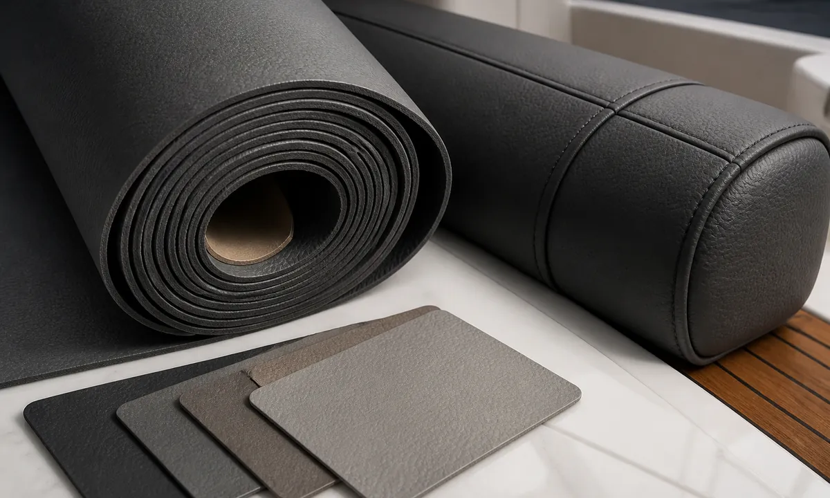 Microfiber leather material