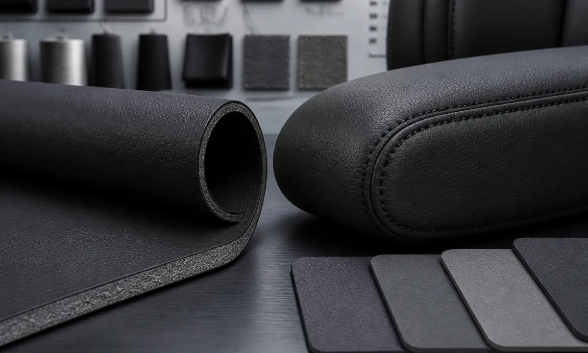Microfiber leather material