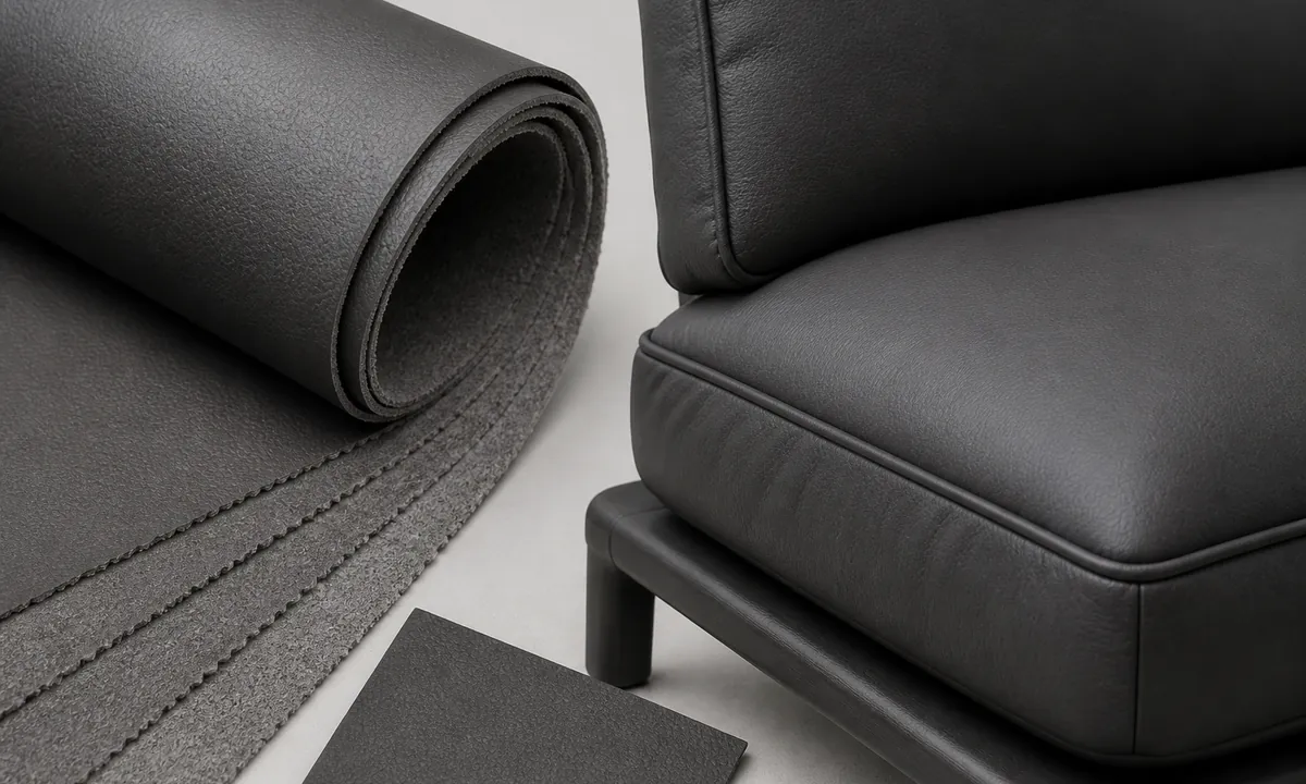 Microfiber leather material
