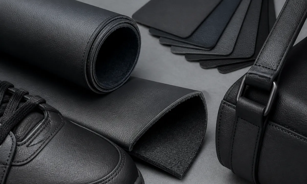 Microfiber leather material