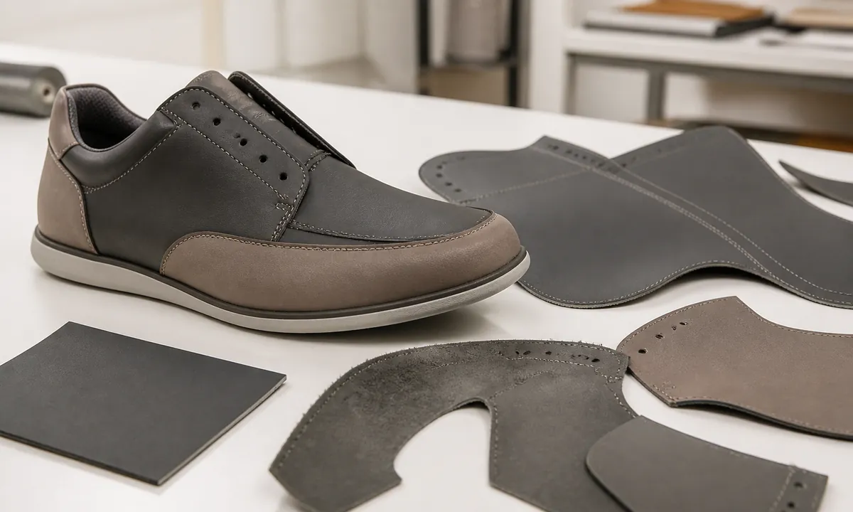 Microfiber leather for shoes