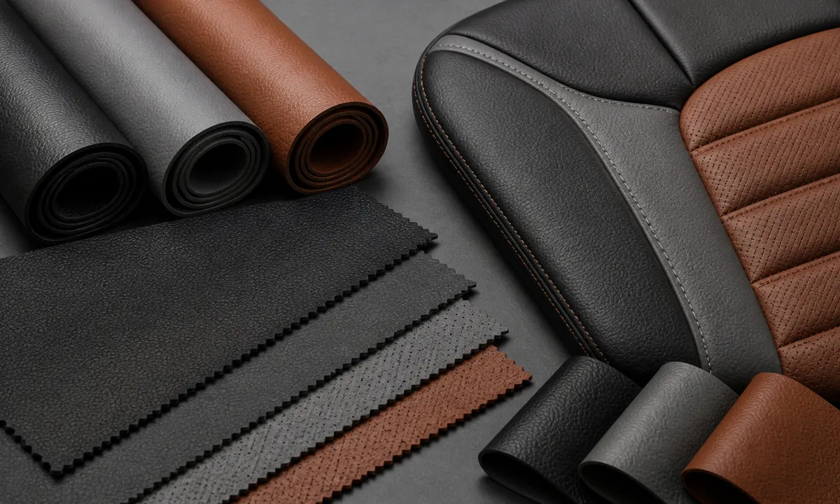 PU Leather samples for automotive interiors