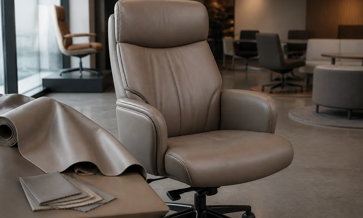 PU Leather for office chair and commercial seating