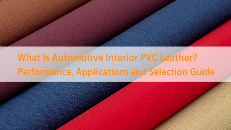 PVC artificial leather color collection for car upholstery with multiple colors and automotive-grade finishes