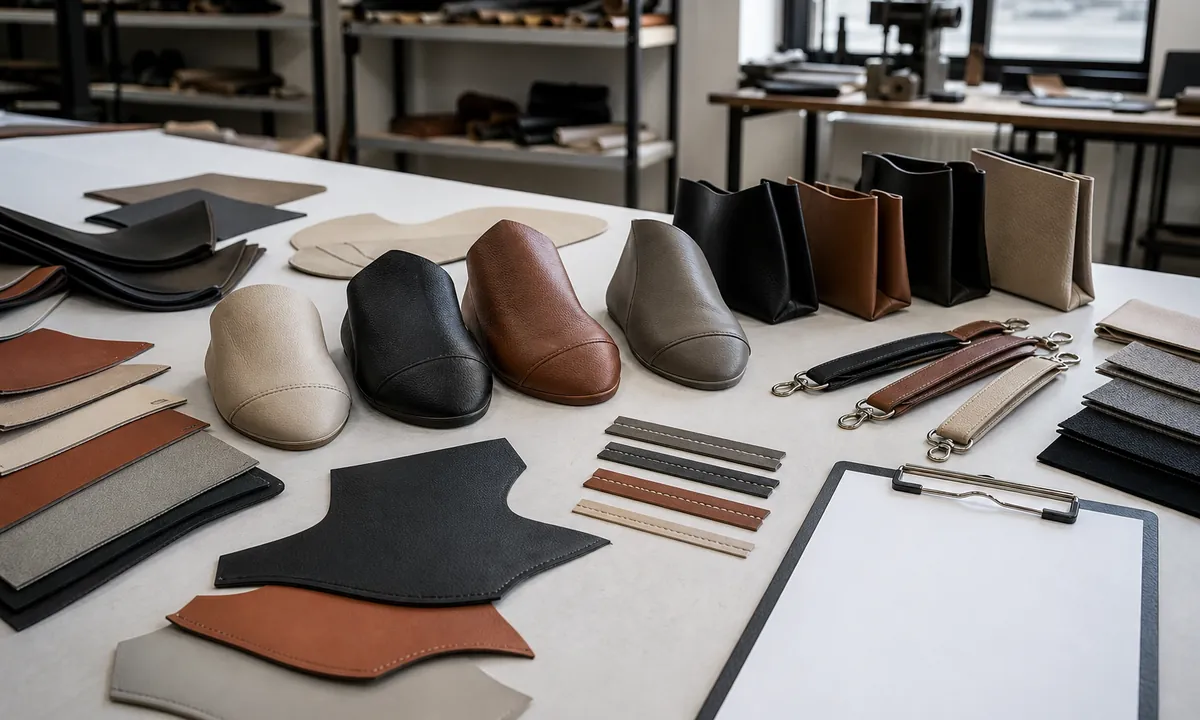 shoes, bags and accessories requirements and material samples