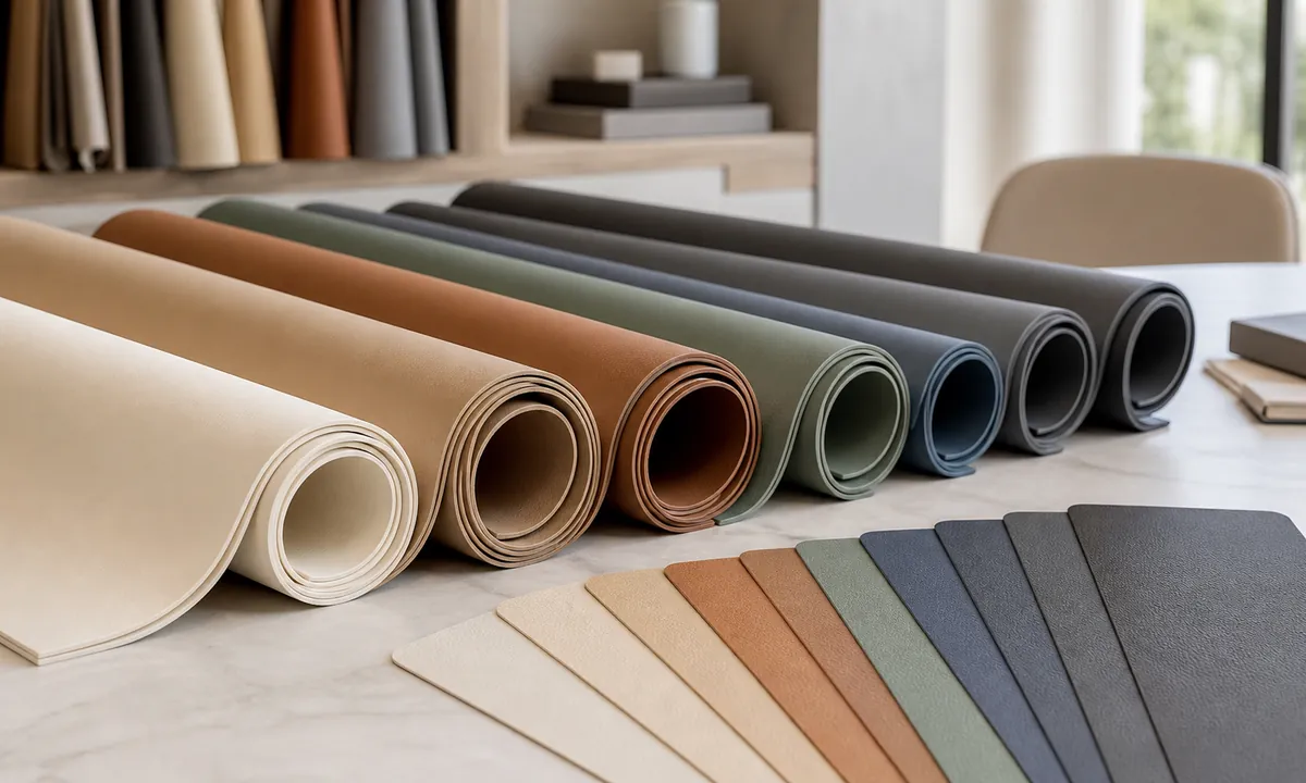 silicone leather specialty surface samples