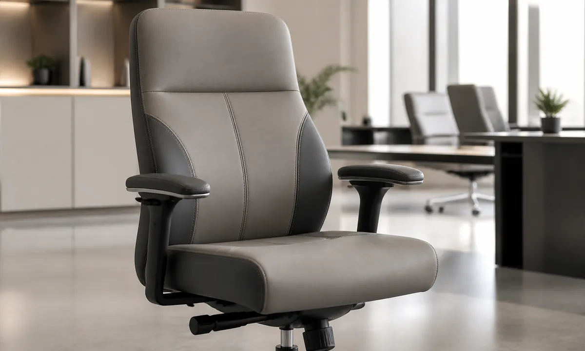 Silicone leather for office chair upholstery