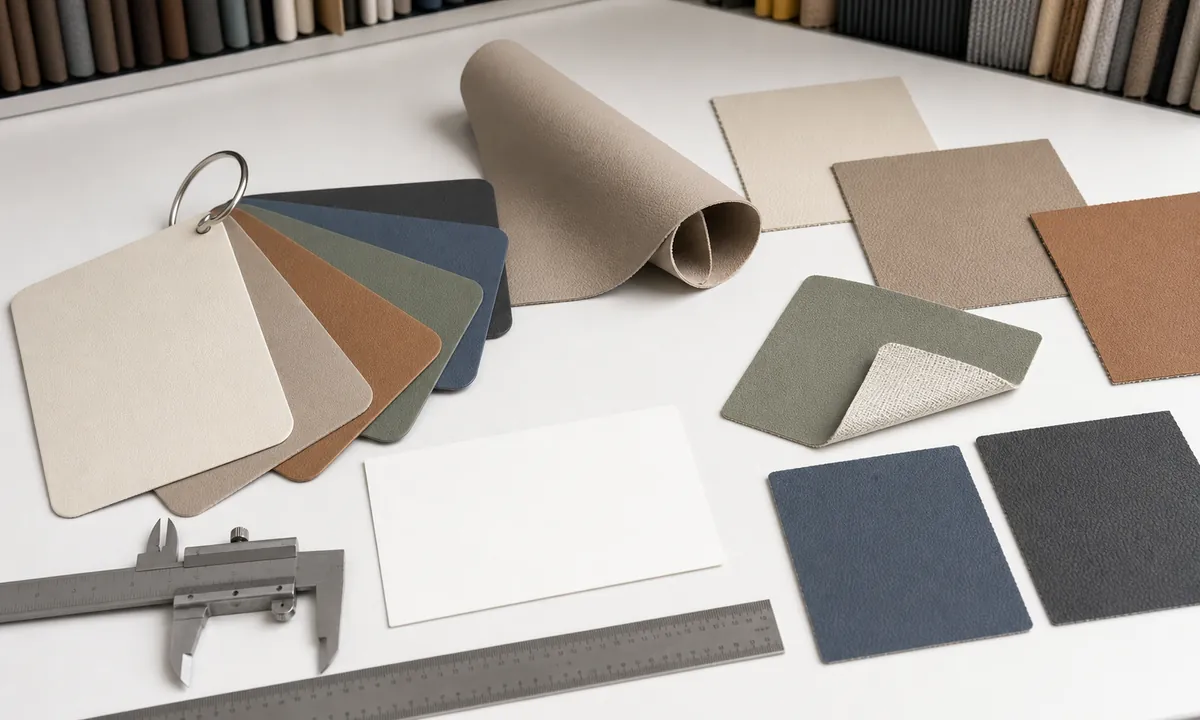silicone leather sample checklist