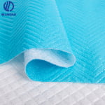 Fashion Multi Quilted Composite Cotton pvc leather for bag