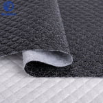 Fashion Multi Quilted Composite Cotton pvc leather for bag