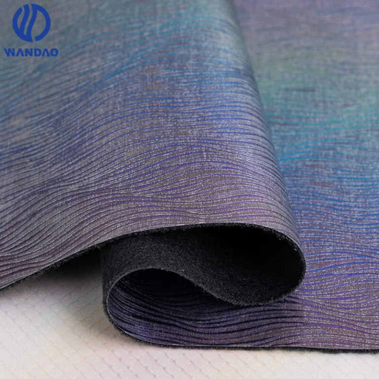 Reliable Essential Rainbow color pu leather for bag 0.8mm