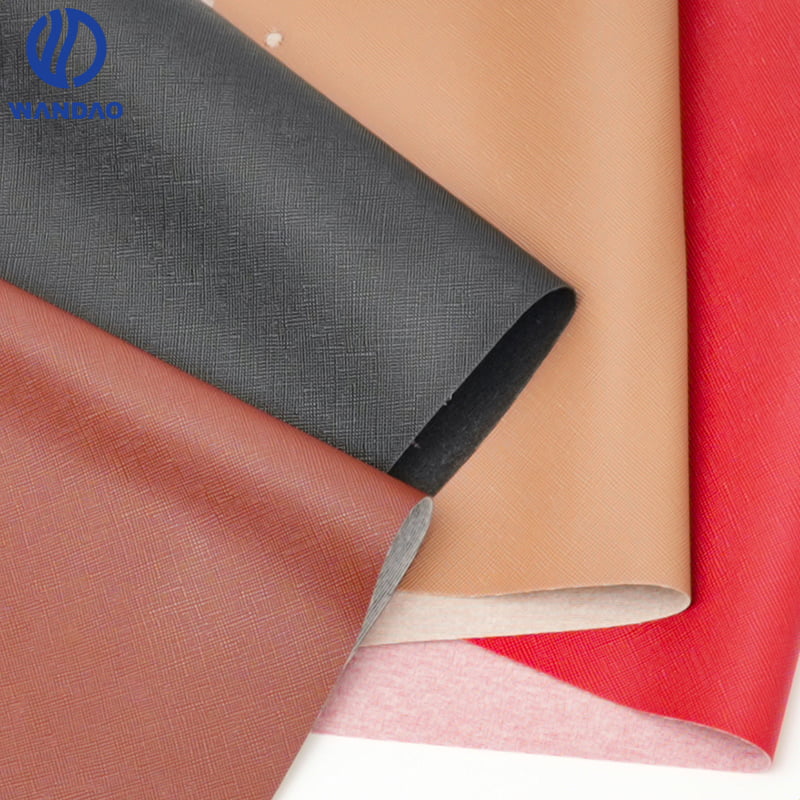corss pattern pvc leather for bag – Essential for bags - Wandao Leather