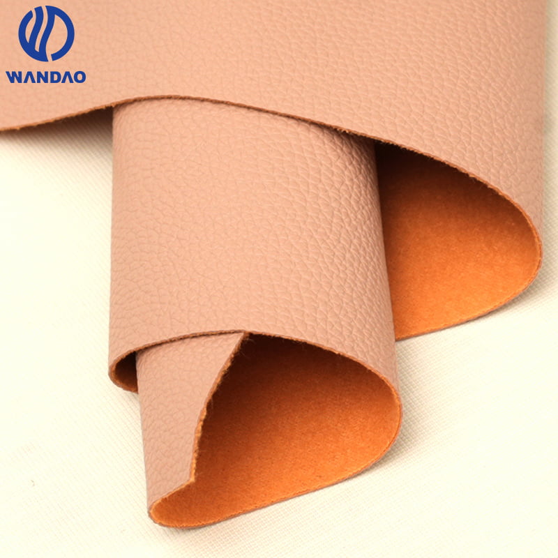 lychee double brush pvc leather for bag, 0.9mm - Wandao Leather
