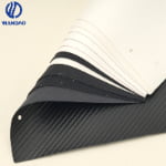 Carbon fiber pattern pu leather for furniture -1.0MM