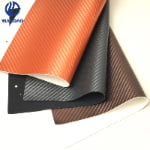 Carbon fiber pattern pu leather for furniture -1.0MM