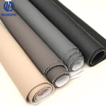 Durable Litchi grain pvc leather for car floor mats -1.8MM