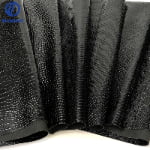 High-gloss animal pattern pvc leather