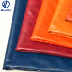 Dual-color glossy finish pvc leather