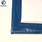 Dual-color glossy finish pvc leather for furniture-Woven backing