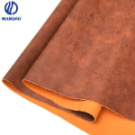Retro double color Pu leather for shoes -0.9mm