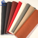 Popular designs D90 Litchi pattern vinyl leather for furniture-mesh backing