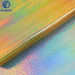 Laser-Embossed Iridescent pu leather for shoes -0.7mm
