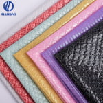 Fashion Multi Quilted Composite Cotton pvc leather for bag