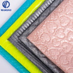 Fashion Multi Quilted Composite Cotton pvc leather for bag