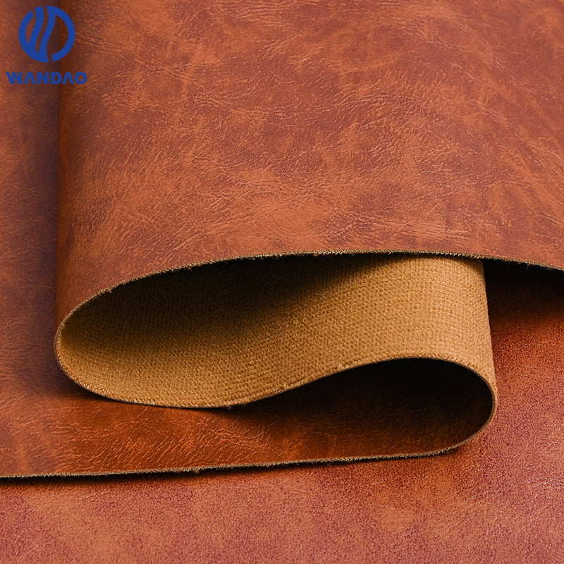 Waterproof Two-Tone pvc leather for bags - Wandao Leather